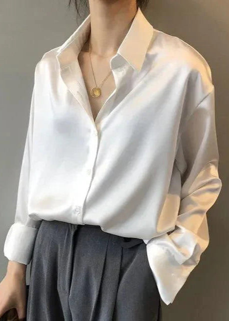 Dario - Blouse ample élégante en satin